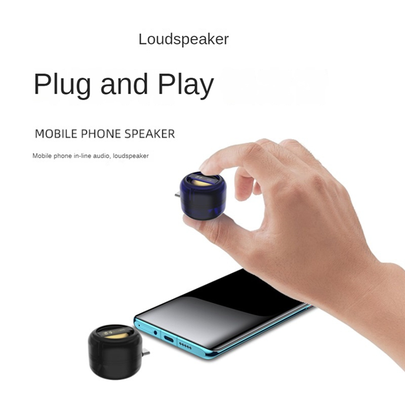 Portable Amplifier Mini - Portable Mini Speaker Universal Type-C Sound