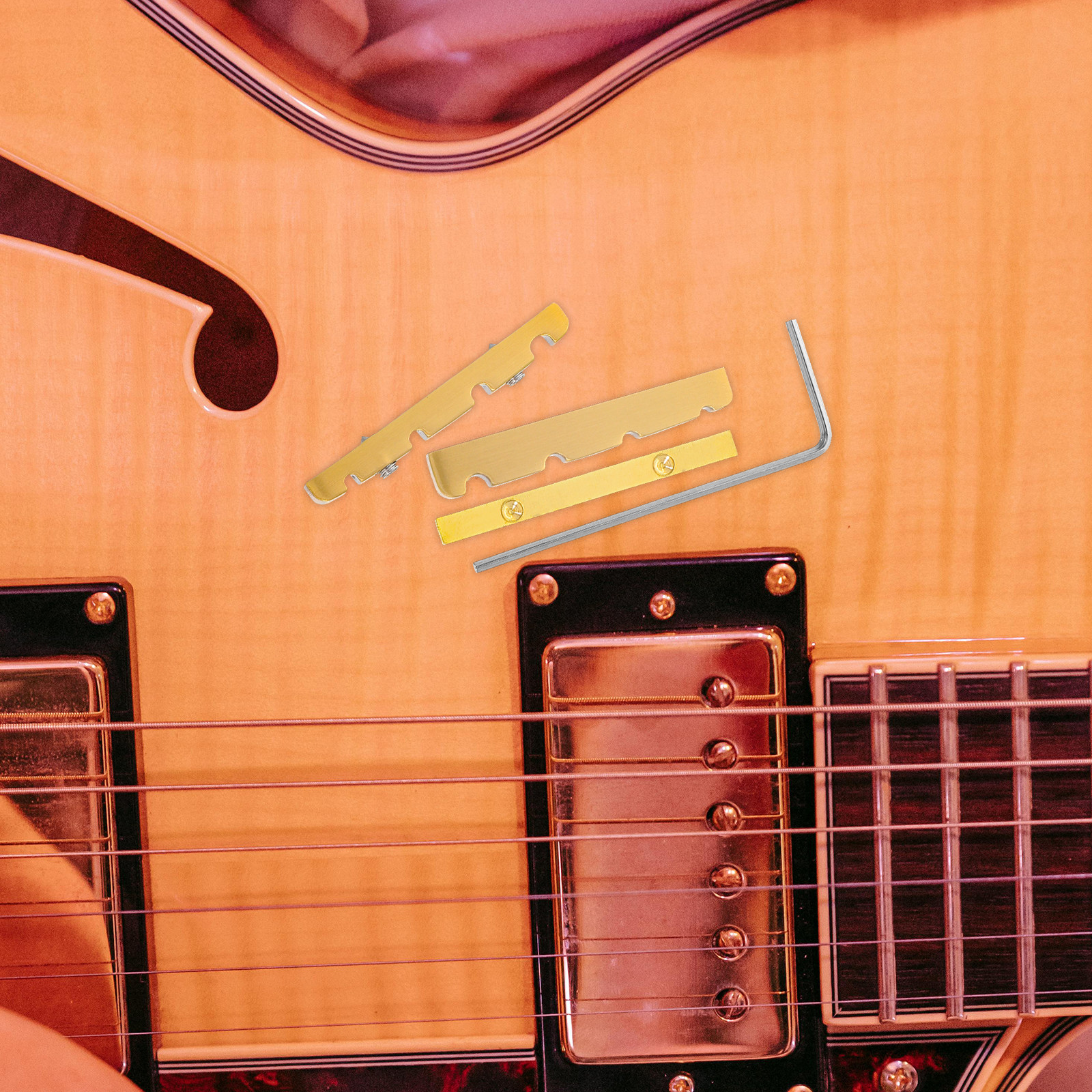 Bass Guitar Strings - 1Set 38Mm Brass Bass Guitar Nut