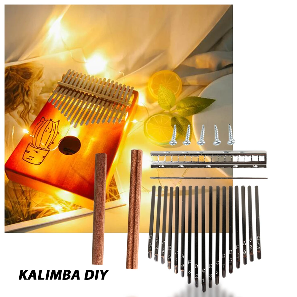 Kalimba Thumb Piano - DIY 17 Tone Kalimba Keys Tines