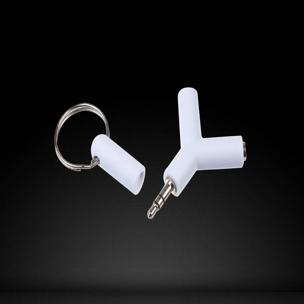 Audio And Music Splitter - 3.5mm Earphone Splitter Adapter Y Shaped