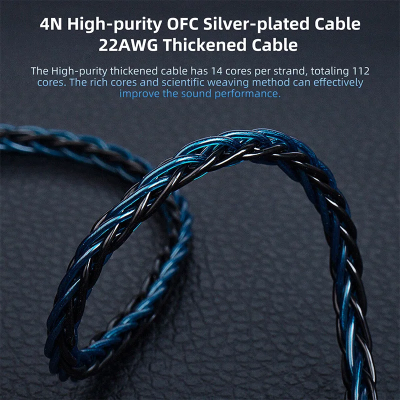 KBEAR ST12 8-strand 4N OFC sil – Audio Music Hifi recenzja i cena