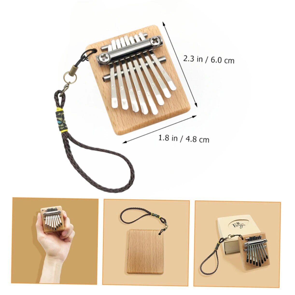 Miwayer Mini Kalimba 8 Key Thu – Kalimba Thumb Piano recenzja i cena