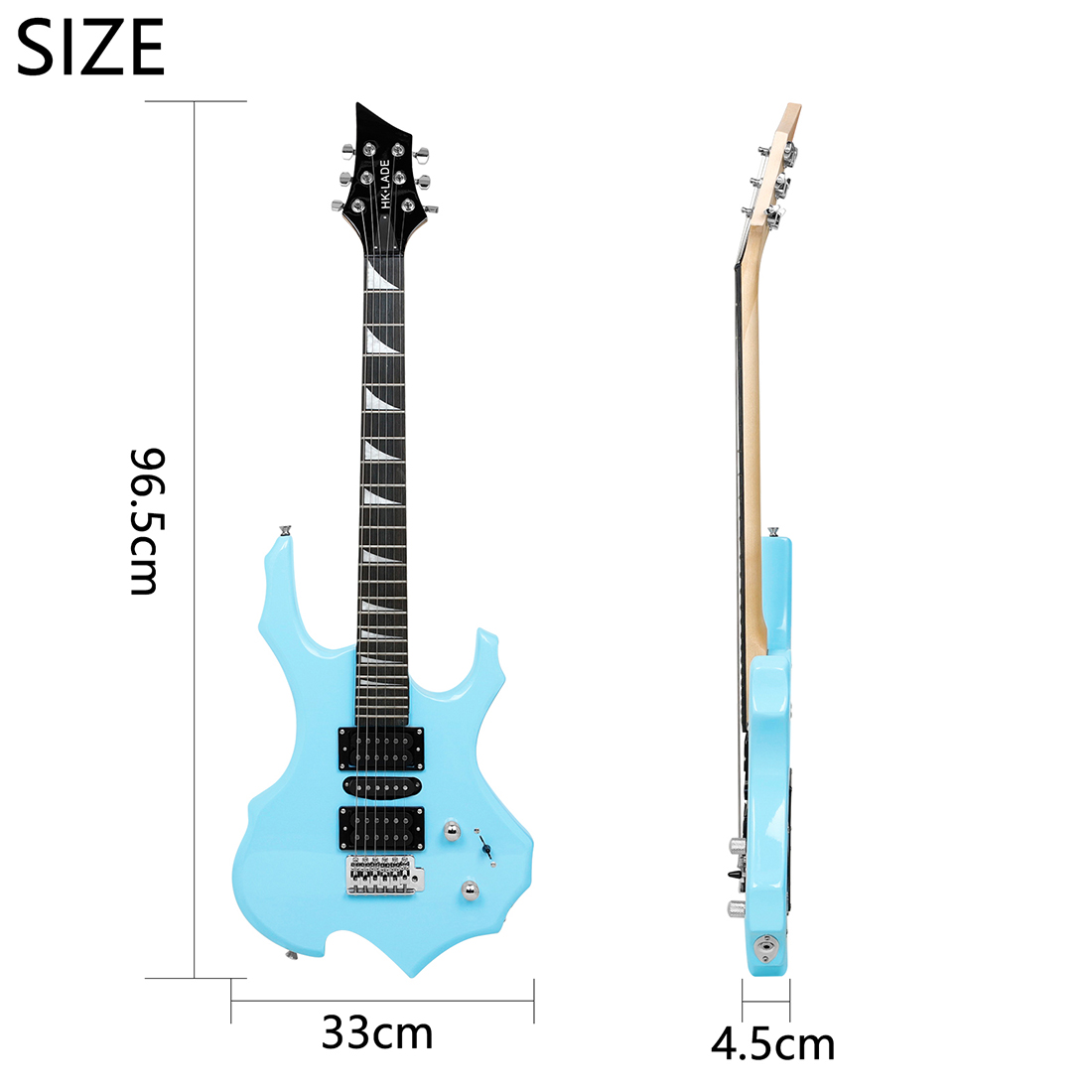 6 Strings Electric Guitar Azul – Bass Guitar Strings recenzja i cena