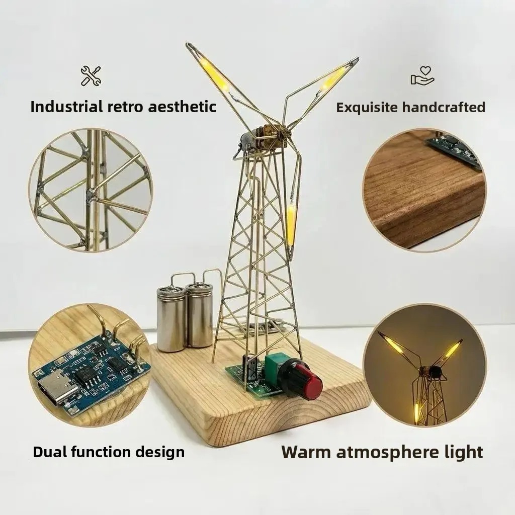 DIY industrial wind turbine la – Audio Music Visualizer recenzja i cena