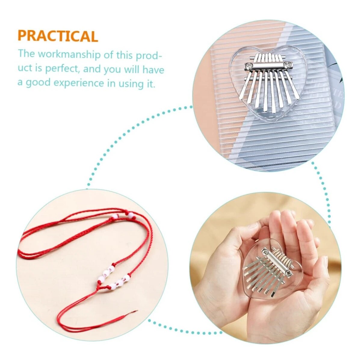 Miwayer 8 Keys Mini Kalimba Ra – Kalimba Thumb Piano recenzja i cena