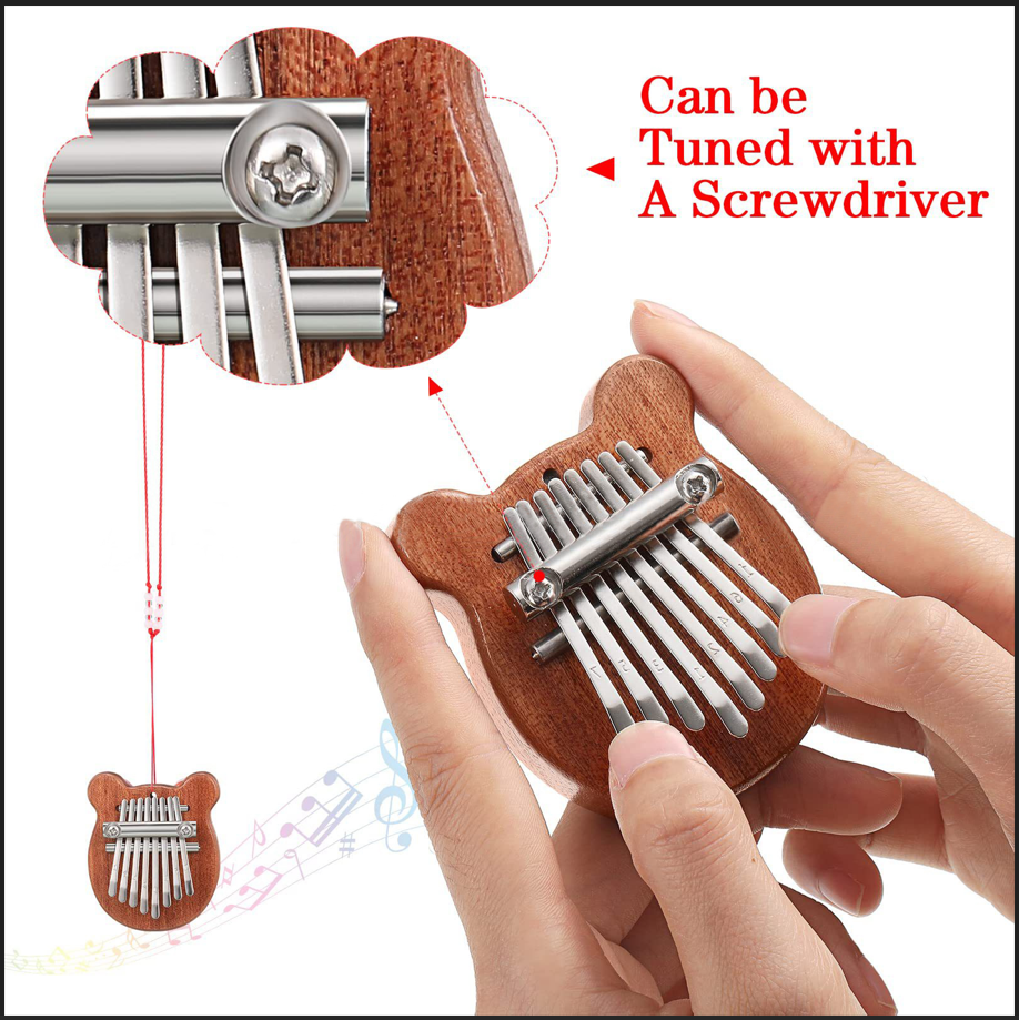8 Key Mini Wooden Kalimba High – Kalimba Thumb Piano recenzja i cena