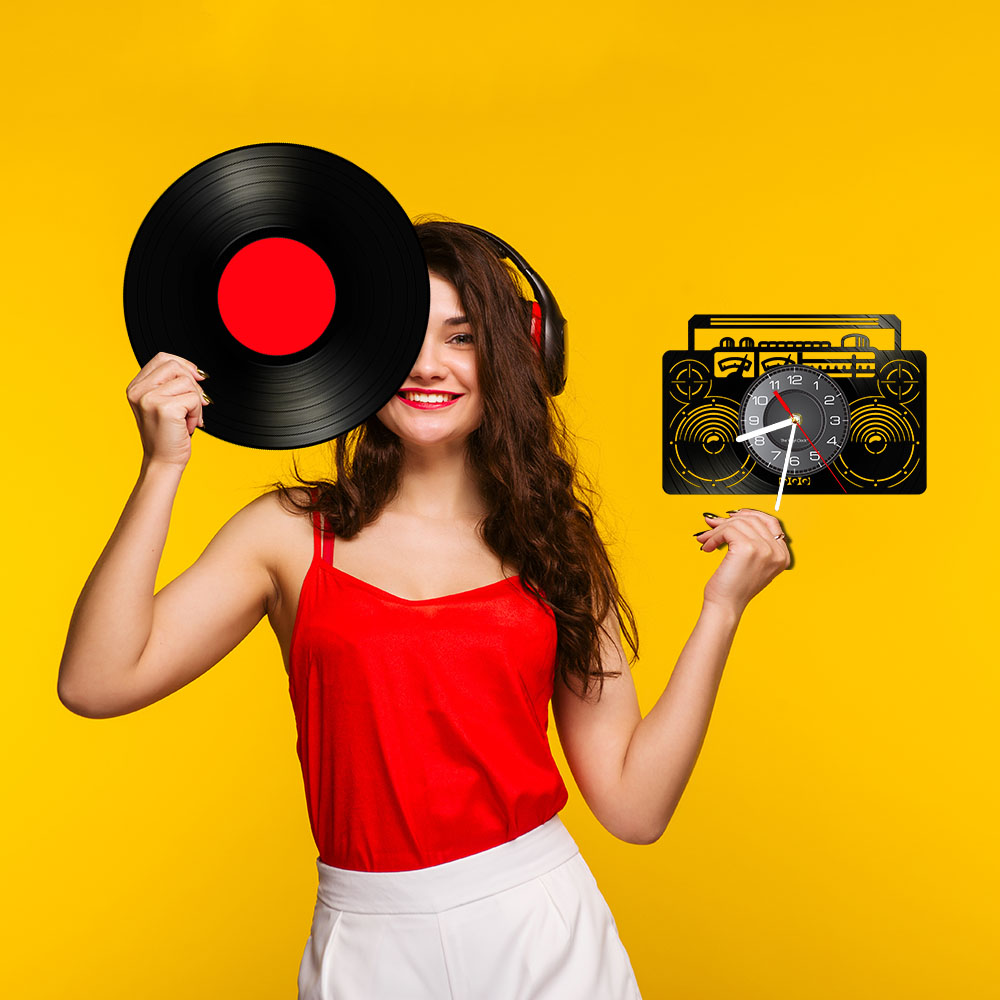 Boombox Radio Vinyl LP Record  – Audio And Music Separate recenzja i cena