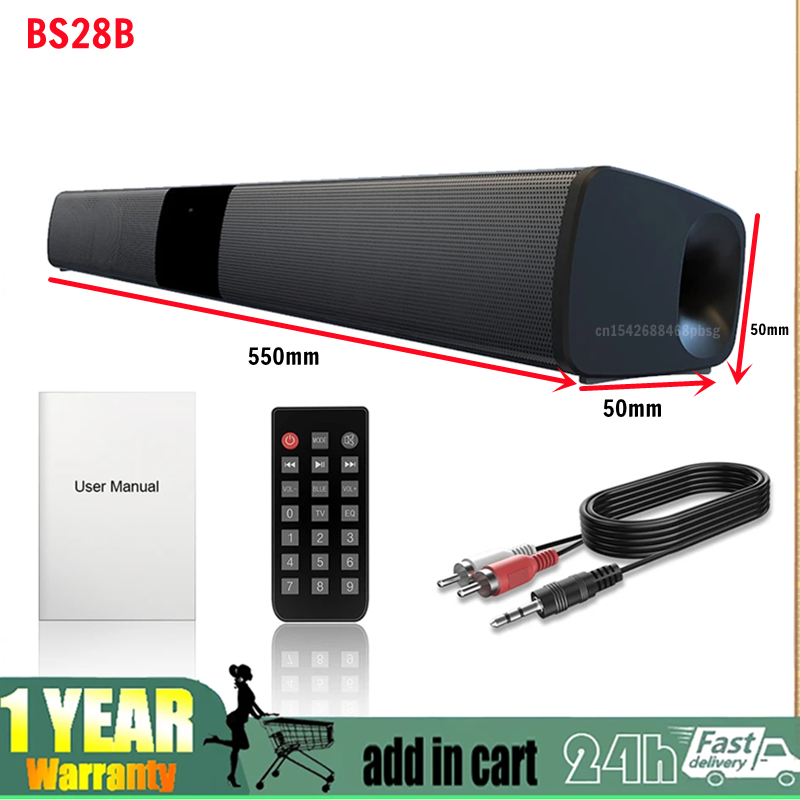 40W Wireless Bluetooth Soundba – Audio Music Visualizer recenzja i cena