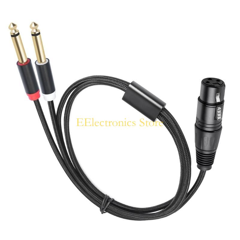 B03C 2x6.35mm 1/4inch to 3Pin  – Audio And Music Splitter recenzja i cena