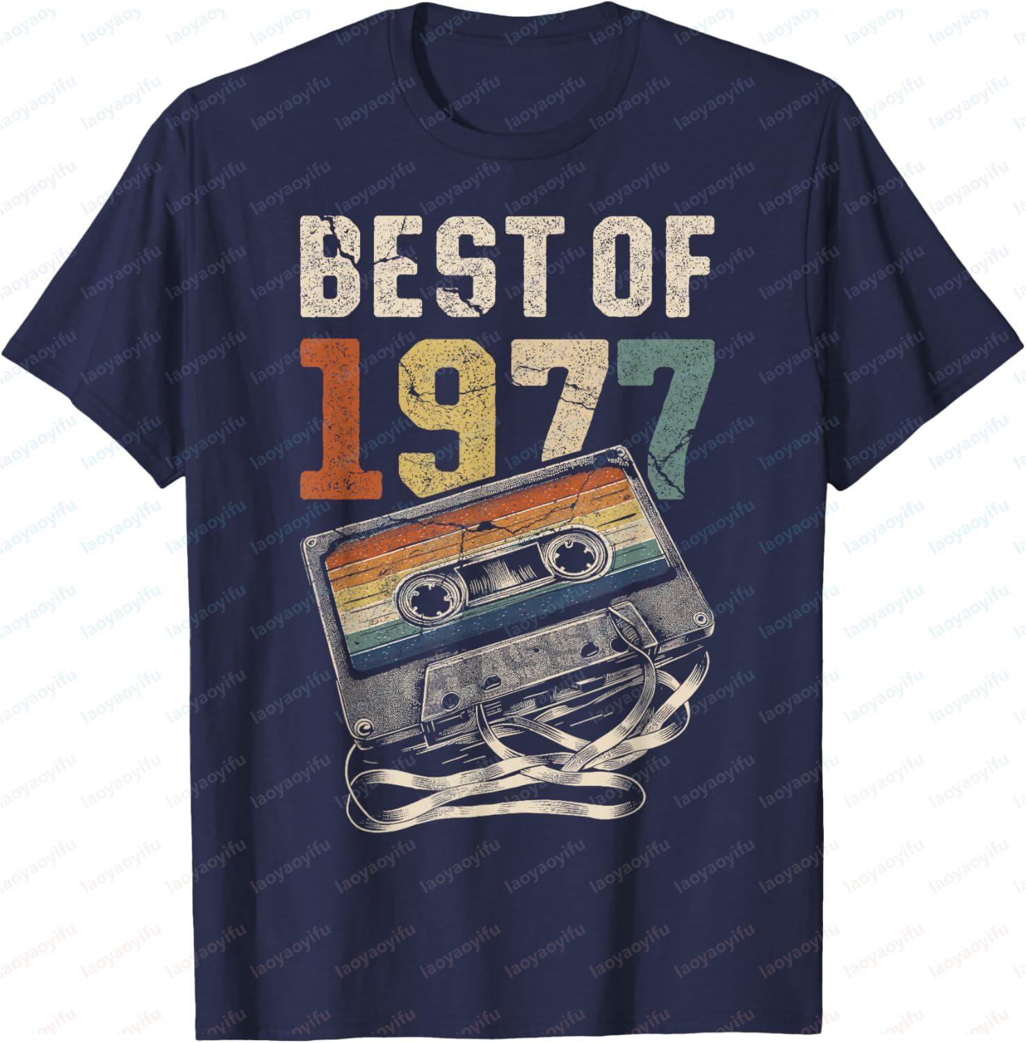 Best of 1977 Tshirt Retro Styl – Audio Music Best recenzja i cena