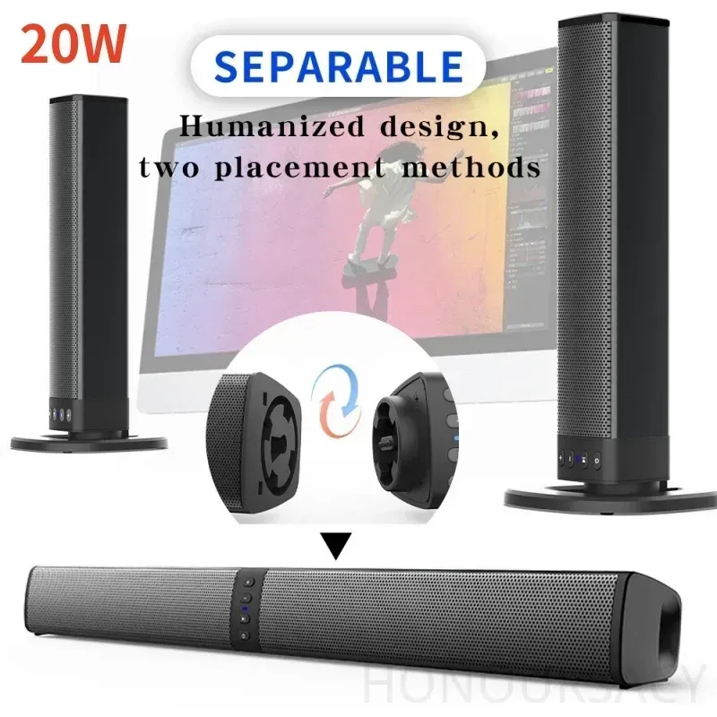 40W TV/PC Soundbar TWS Stereo  – Audio And Music Separate recenzja i cena