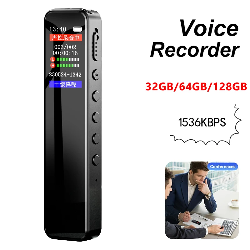 Digital Voice Recorder 32GB/64 – Audio And Music Separate recenzja i cena