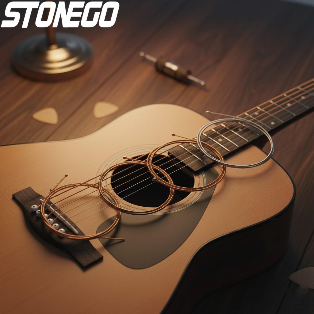 Acoustic Guitar Strings Set 6  – Bass Guitar Strings recenzja i cena