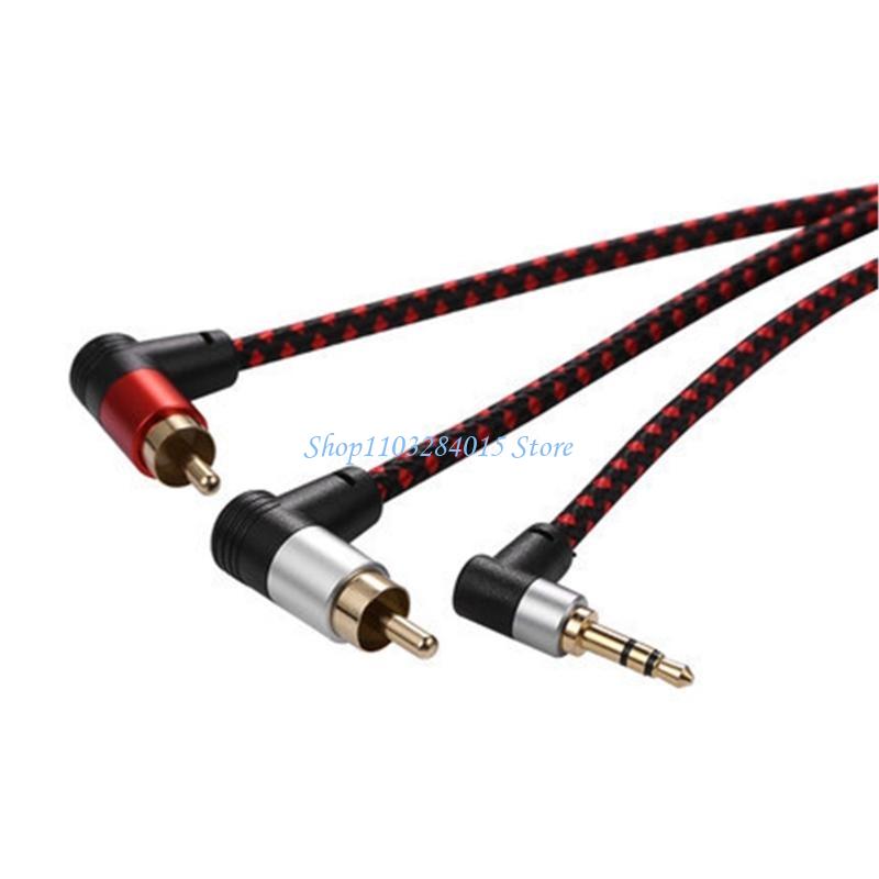 R6FF 90° RCA Cable Jacks 3.5mm – Audio And Music Splitter recenzja i cena