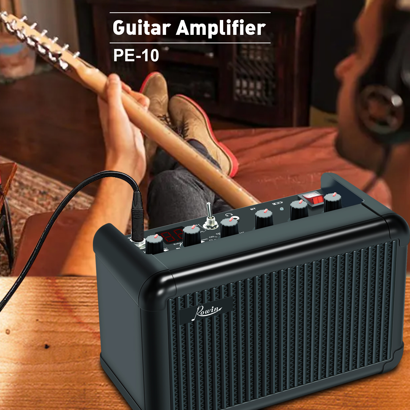Rowin Guitar Amplifier 15W Com – Portable Amplifier Mini recenzja i cena