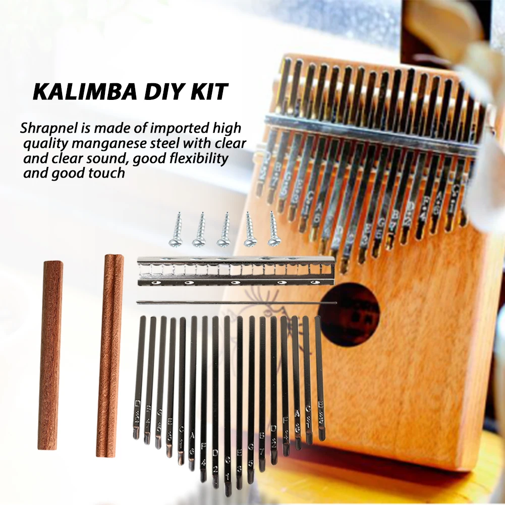 DIY 17 Tone Kalimba Keys Tines – Kalimba Thumb Piano recenzja i cena