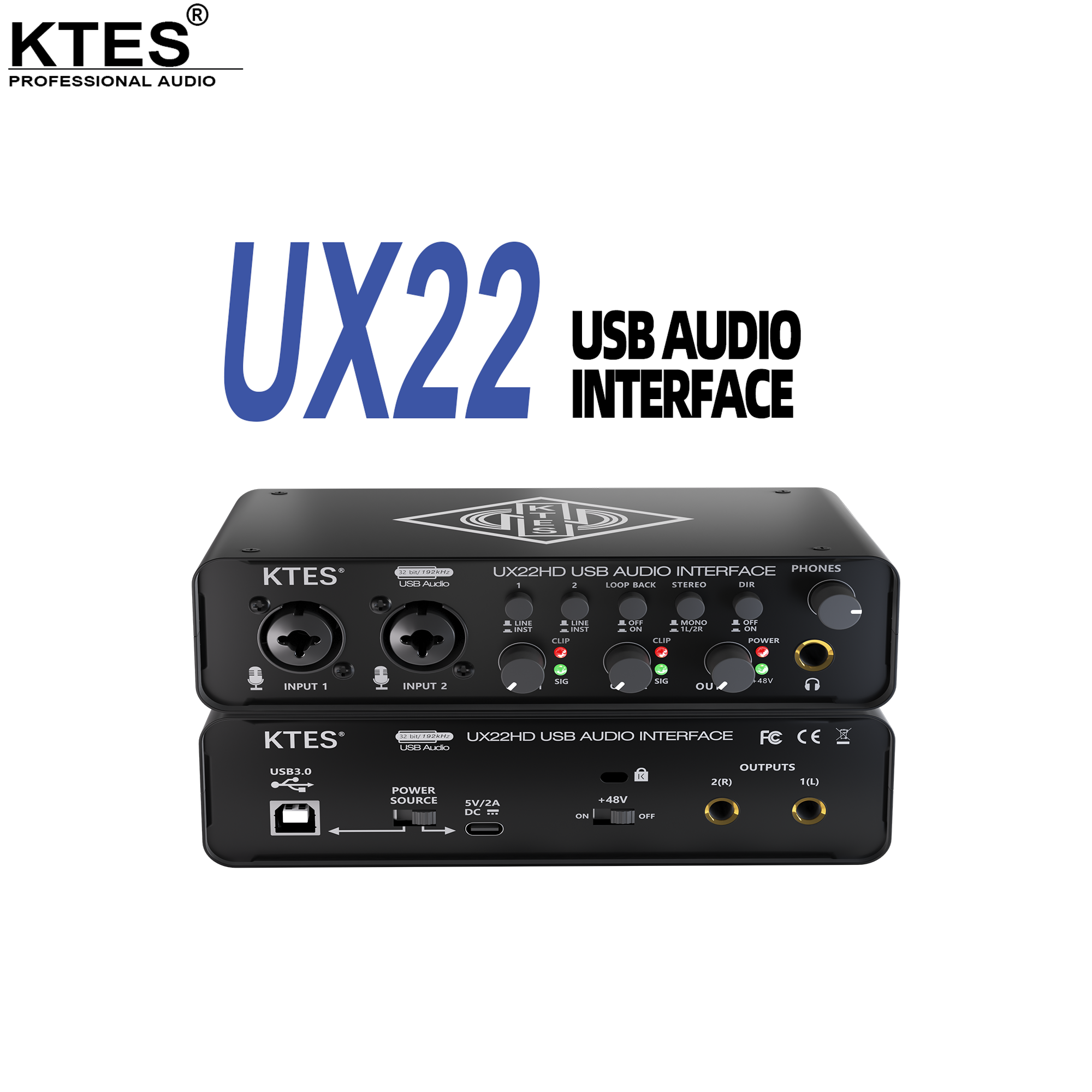 UX22 Audio Interface 192kHz 32 – Audio Music Youtube recenzja i cena
