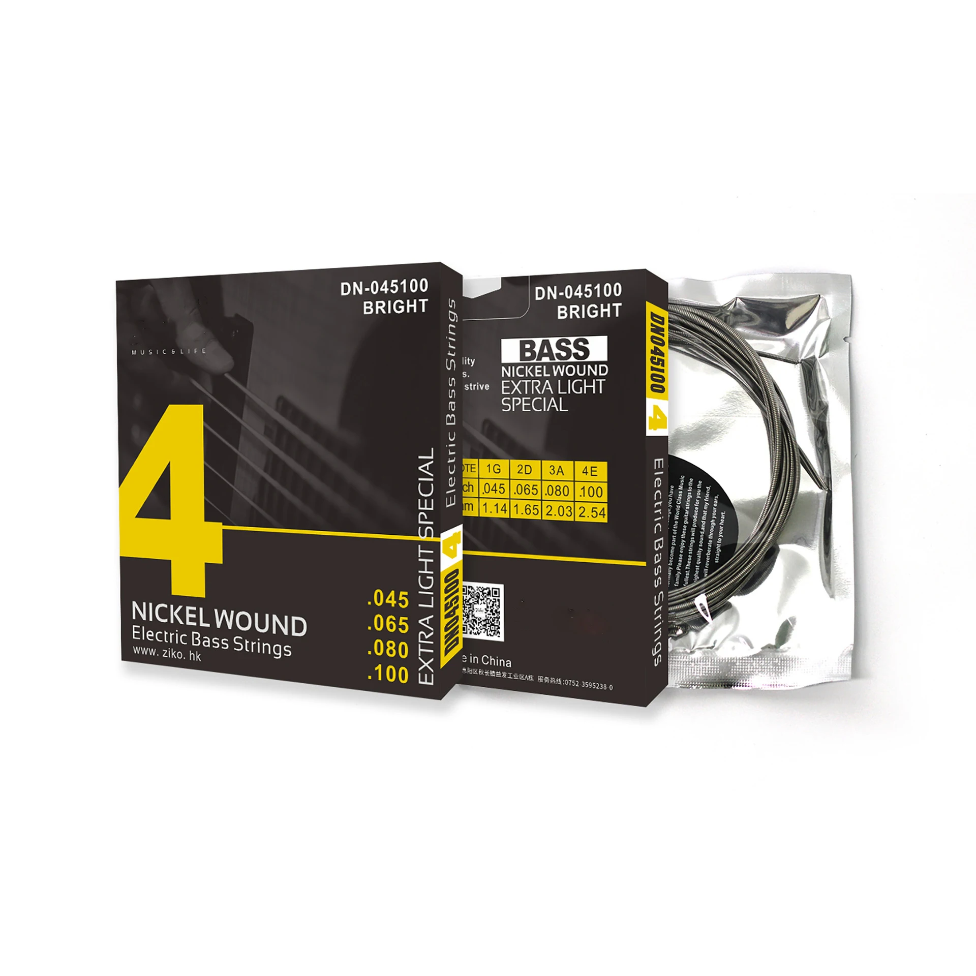 Electric Bass Strings DN 045 S – Bass Guitar Strings recenzja i cena