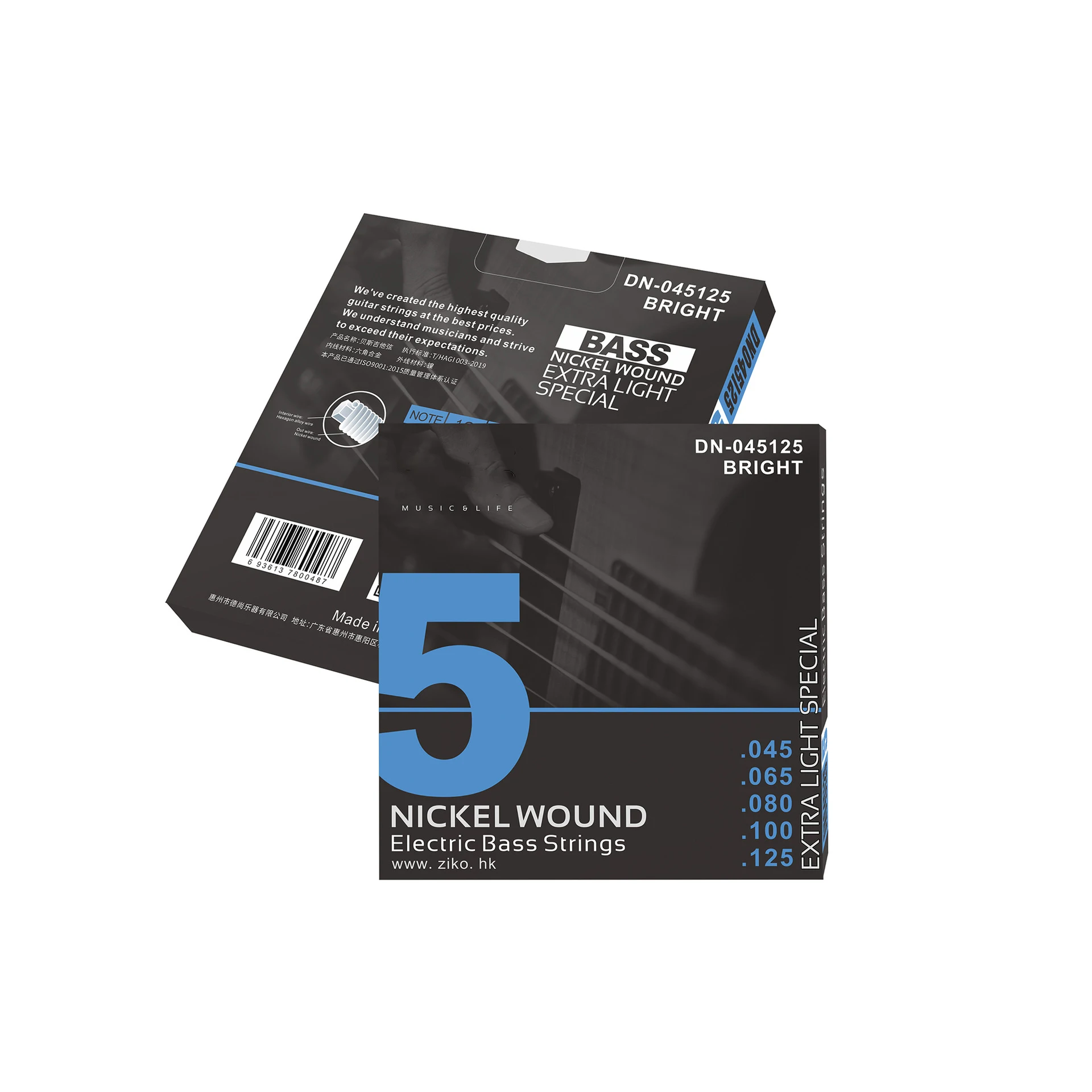 Electric Bass Strings DN 045 S – Bass Guitar Strings recenzja i cena