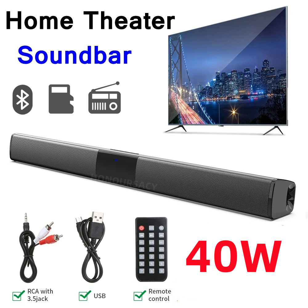 40W Soundbar TV Portable Bluet – Audio Music Visualizer recenzja i cena