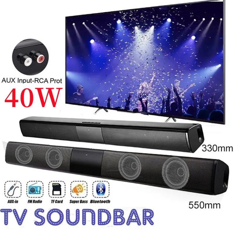 40W Soundbar TV Portable Bluet – Audio Music Visualizer recenzja i cena