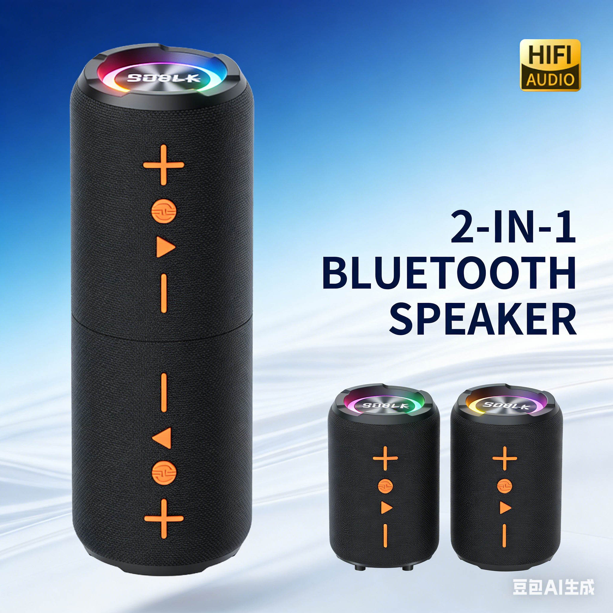 2-in-1 Separable Bluetooth Spe – Audio And Music Separate recenzja i cena