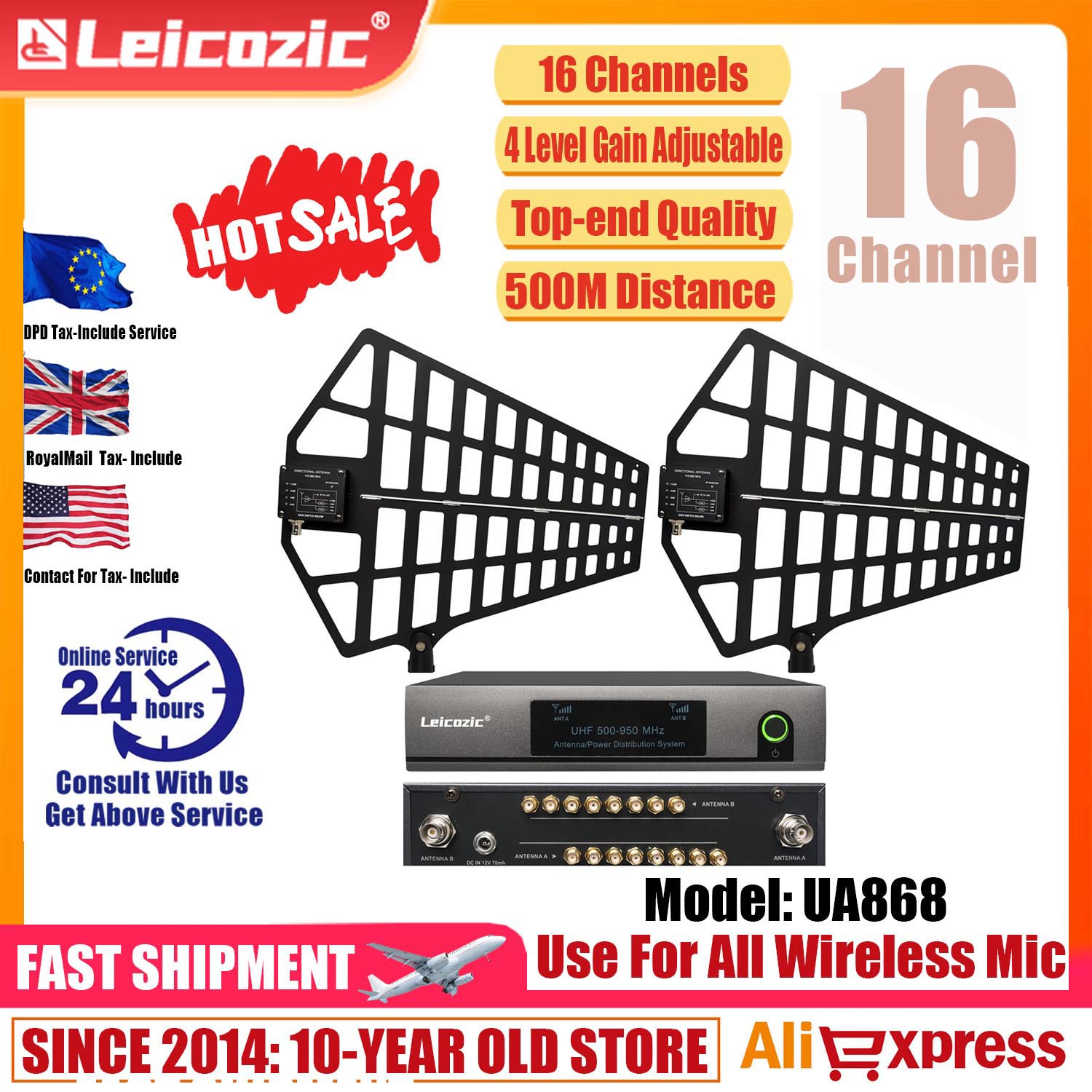 Leicozic 8 Channel Antenna Dis – Audio And Music Splitter recenzja i cena