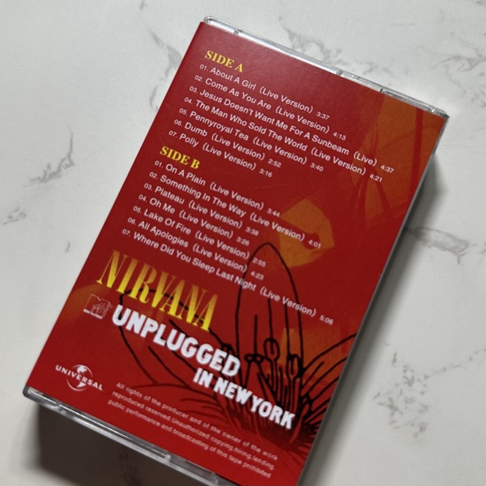 Nirvana Cassette Tape Rock Eng – Music Song Audio recenzja i cena