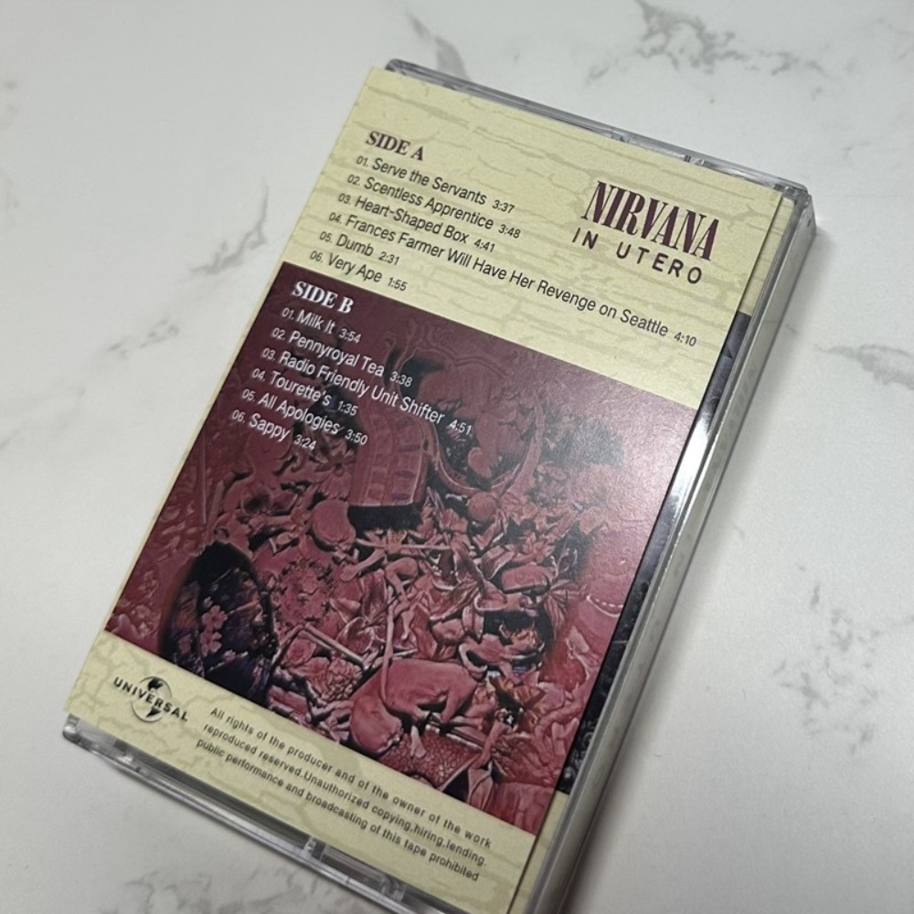 Nirvana Cassette Tape Rock Eng – Music Song Audio recenzja i cena