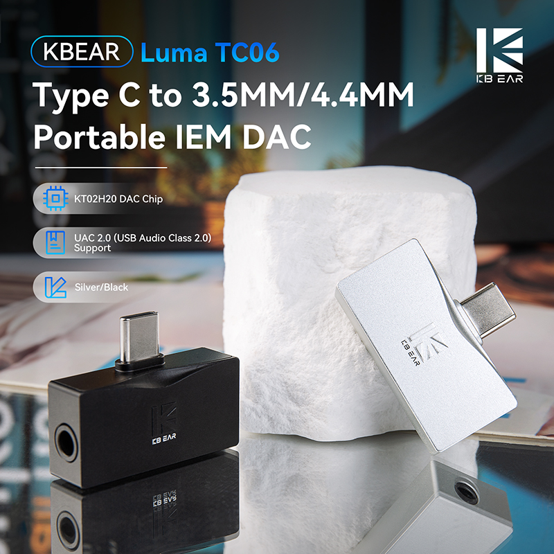 KBEAR Luma TC06 Type C to 3.5M – Portable Amplifier Mini recenzja i cena