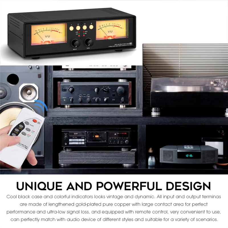 GROCE-MIC+LINE Analog Dual VU  – Audio Music Visualizer recenzja i cena