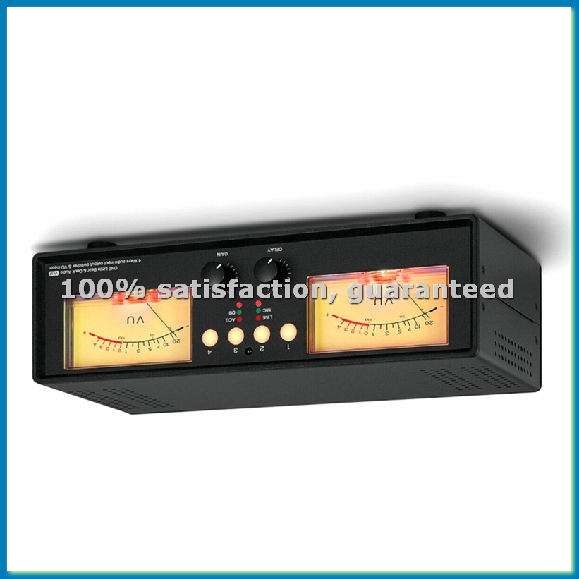 MIC+LINE Analog Dual VU Meter  – Audio Music Visualizer recenzja i cena