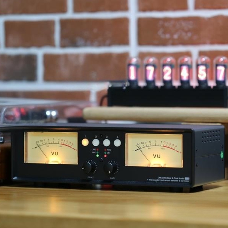 MIC+LINE Analog Dual VU Meter  – Audio Music Visualizer recenzja i cena