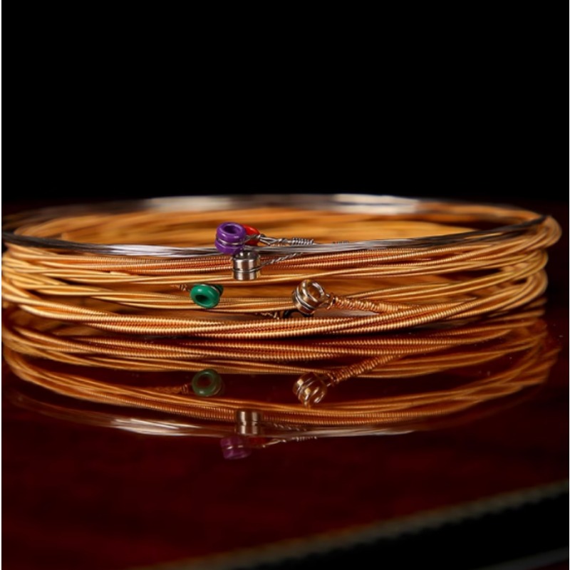 Wooden Acoustic Guitar Second  – Bass Guitar Strings recenzja i cena