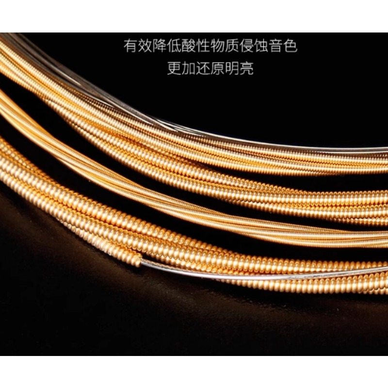 Wooden Acoustic Guitar Second  – Bass Guitar Strings recenzja i cena
